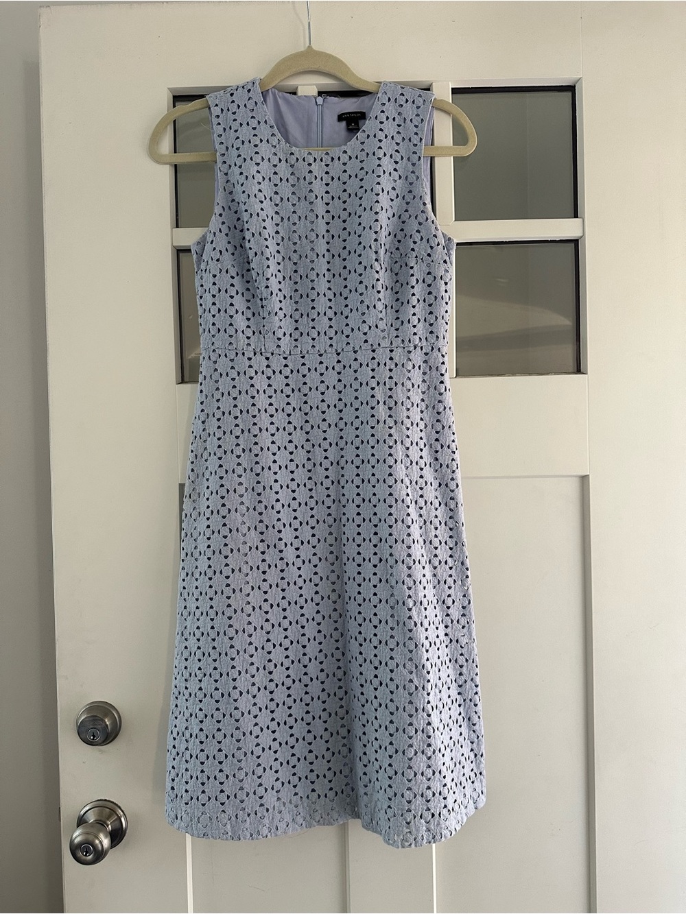 Ann Taylor Dress light blue purple size 0